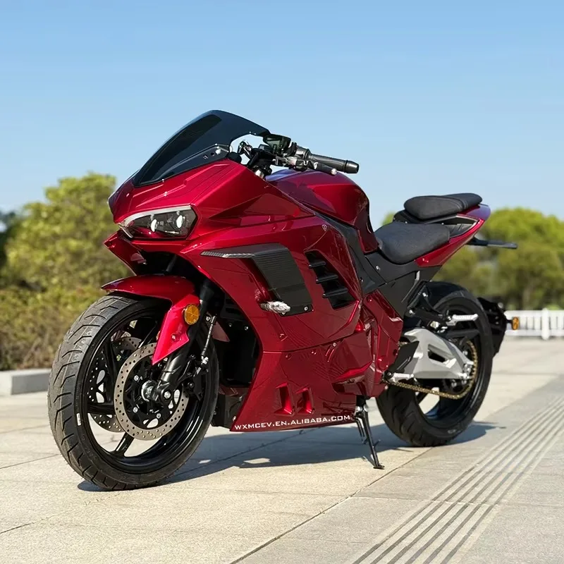 

2025 New Style Adult Racing Motorcycle High Speed 5000 W Remote Two Wheel Battery Powered Bicycle ProductsH400