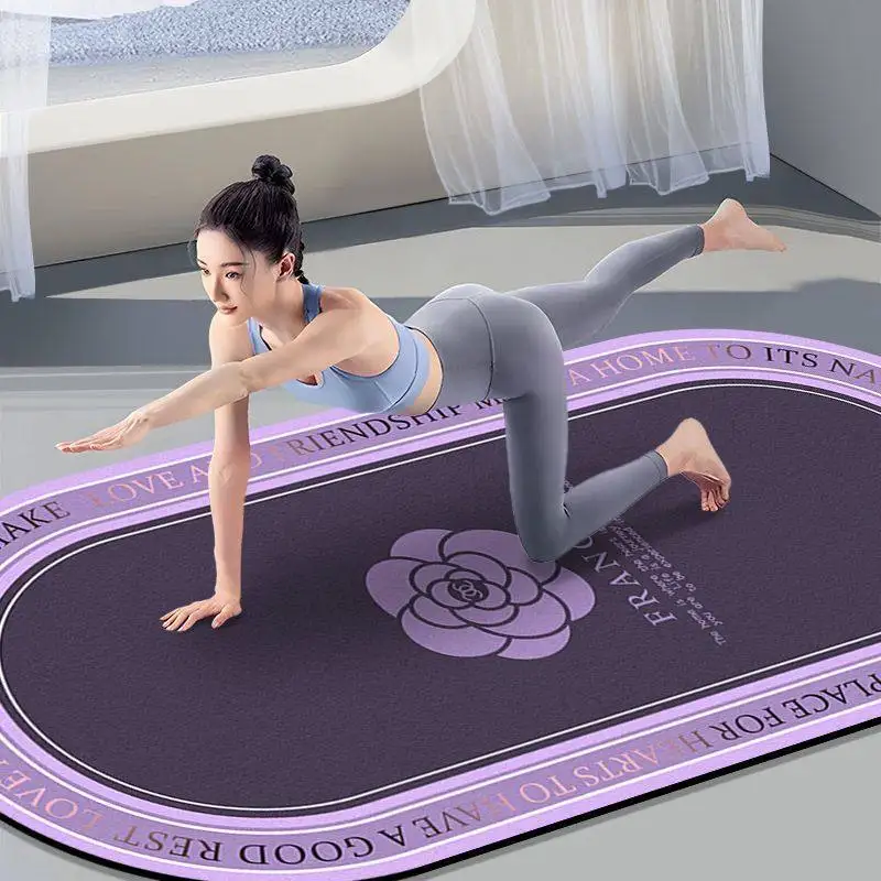 Diatom mud shockproof ******** rope blanket wear-resistant non-slip yoga mat sound insulation noise reduction mat