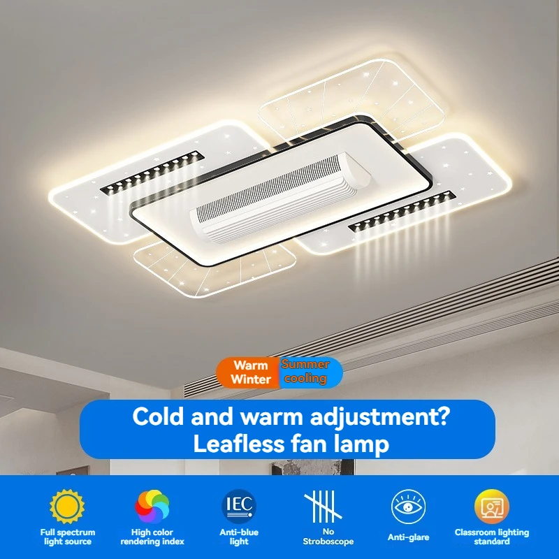 غير مرئية الخالية من الشفرة Led مروحة السقف ضوء التحكم عن بعد مروحة السقف مصباح لغرفة المعيشة غرفة نوم مصابيح داخلية
