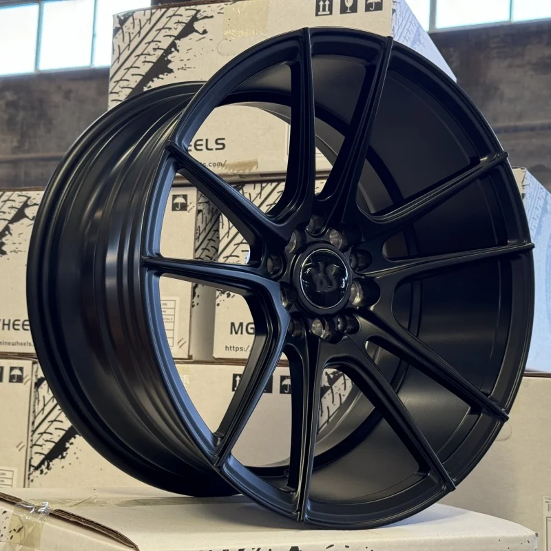 

Custom Cheap Price Aluminium Cast Process Matte Black Car Wheel Rims Deep Concave 17inch 5x100 5x114.3