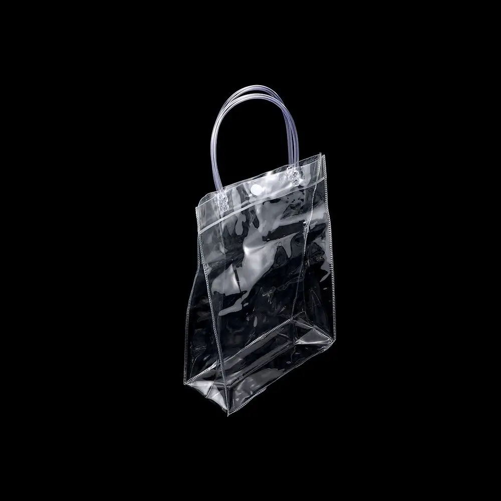 

Stadium Clear Environmentally Snap Friendly Purse Transparent Handbag PVC Plastic Bag