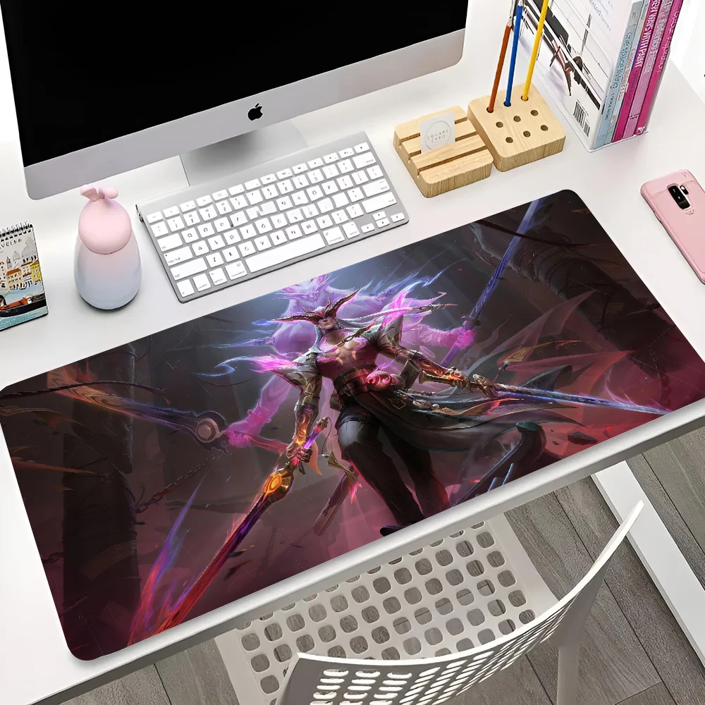 

1pc Y-Yone League Of Legends Mouse Pad Desk Mat With Pad Gaming Accessories Prime Gaming XXL Keyboard Pad Padding Mat