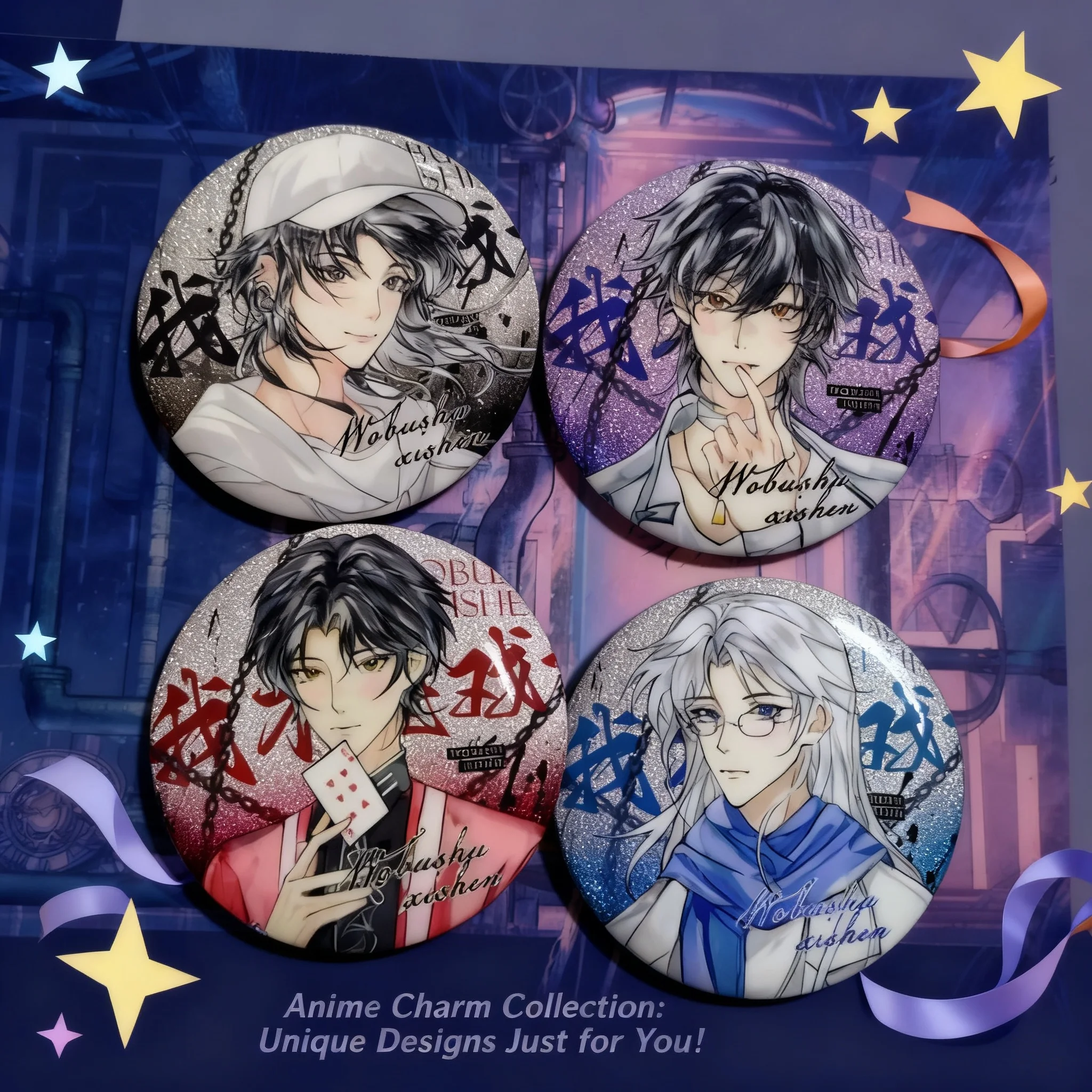 

Chen Ling Jian Changsheng Sun Bumian Jiang Xiaohua Bowenxuan Opera Badge Pin 58mm I Am Not The Opera God Merchandise