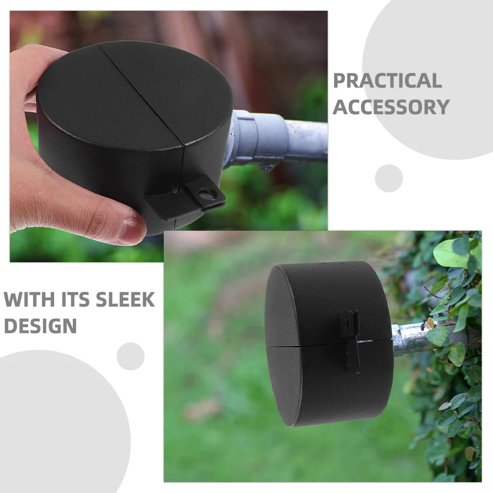 غطاء مقبض الباب متعدد الوظائف مقاوم للماء في الهواء الطلق قفل الصنبور حامي لصمام حنفية غطاء أمان مضاد للسرقة