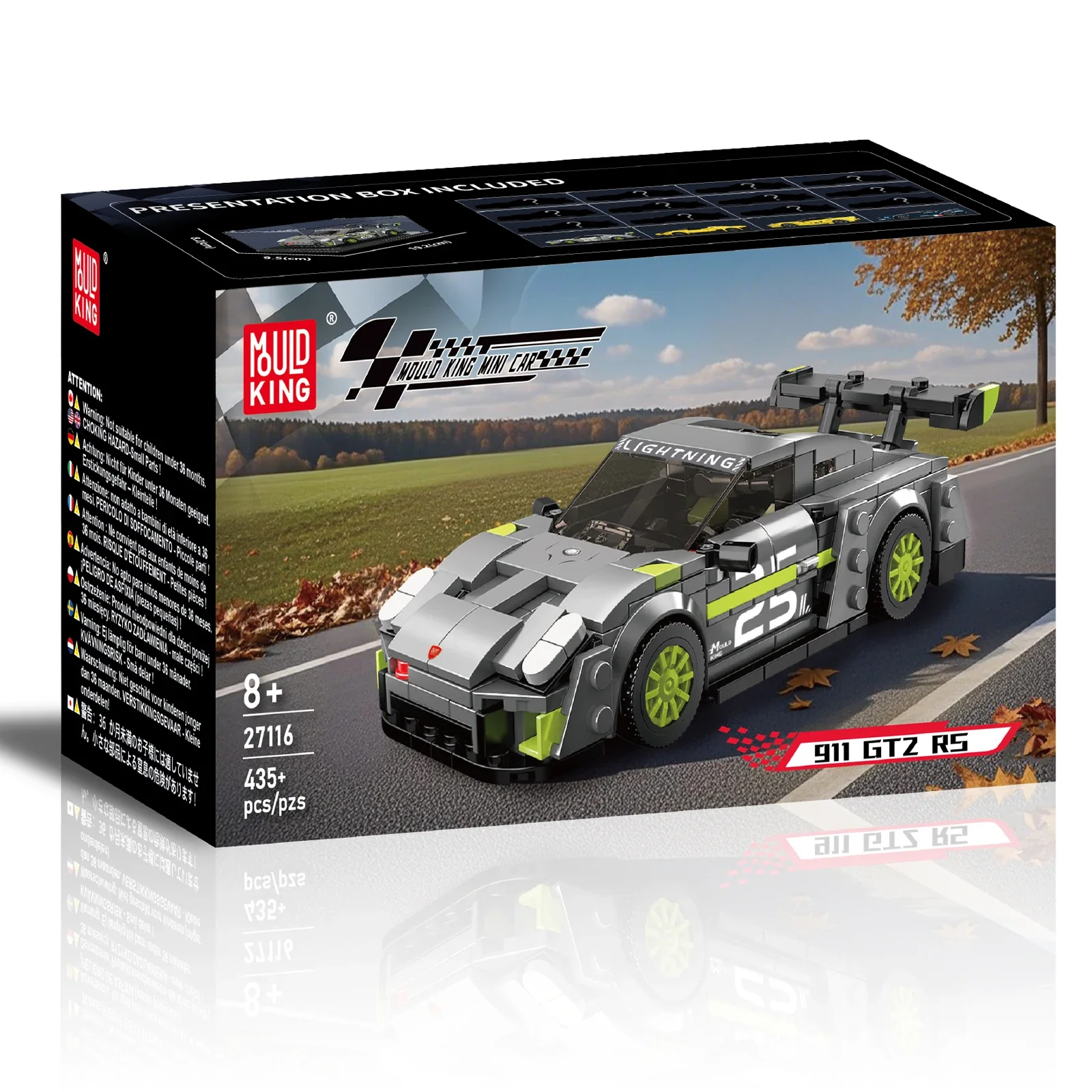 

Набор строительных блоков MOULD KING Mini Car, 435 деталей, креативная модель автомобиля, конструктор для детей 6-12 лет