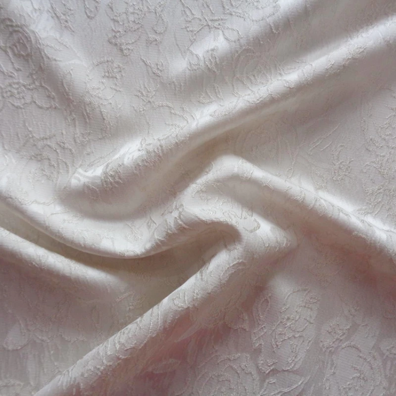 100*140cm Rose Pattern Jacquard Clothing Fabrics Plain Dress Dress Suit Sewing Cloth Support Drop Shipping