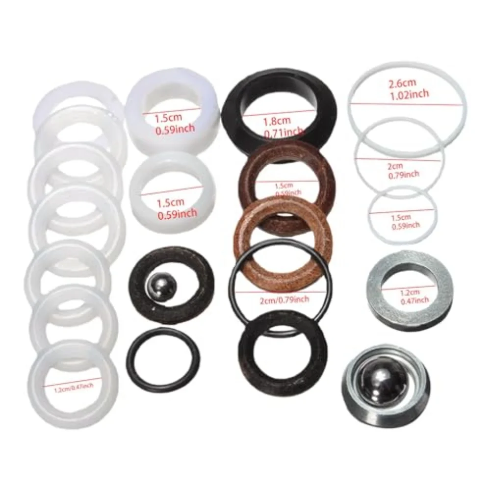 For Professional Projects WHITE Pump Repair Kit Cost Effective Pump Repair Kit Sprayer Easy Installation Design