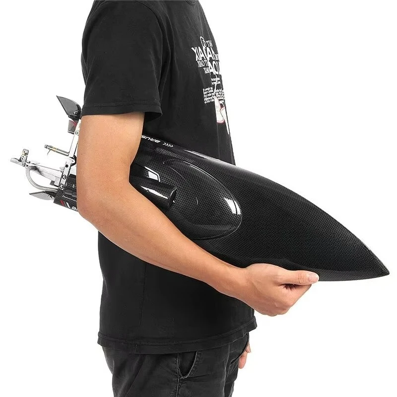 Rowing boat 65cm 2.4g professional brushless large remote control electric high speed 55km/h boat water cooling system