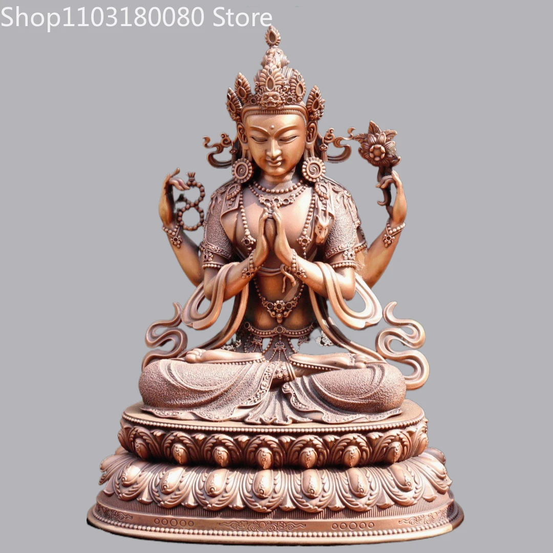 escultura-de-estatua-de-buda-guanyin-kwan-yin-de-cuatro-brazos-de-cobre-rojo-23-cm-15-cm-10-cm