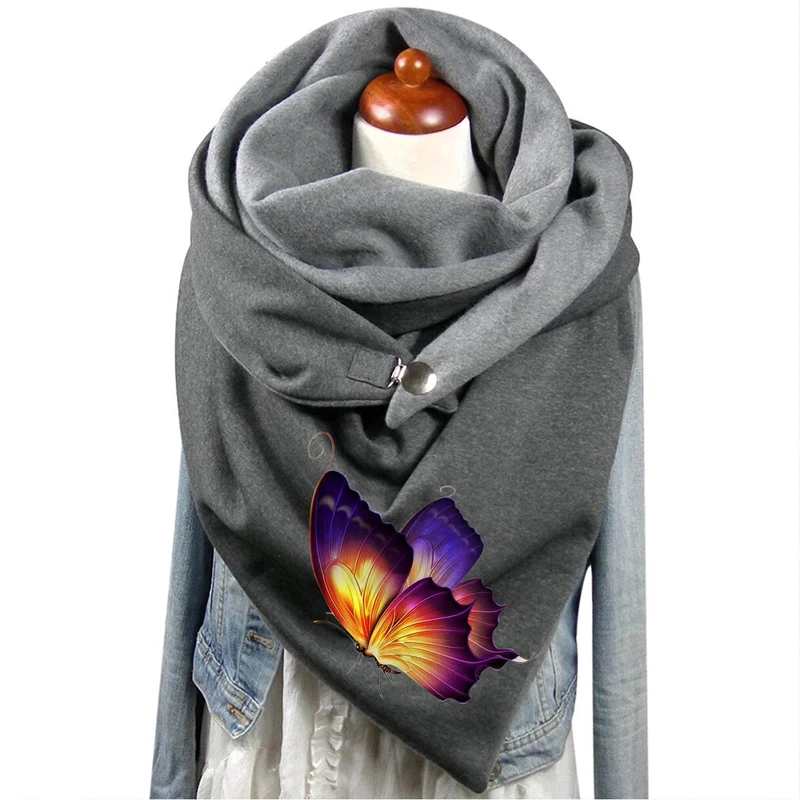 Cat pattern Print 3D Printed Scarf and Shawl Warm for Women and Men