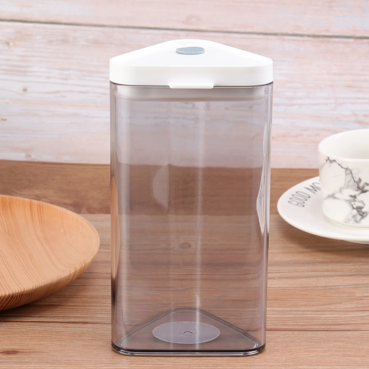 

Food Sealed Jar Bin Flour Grain Lids Cereal Container Storage Kitchen Cylindrical
