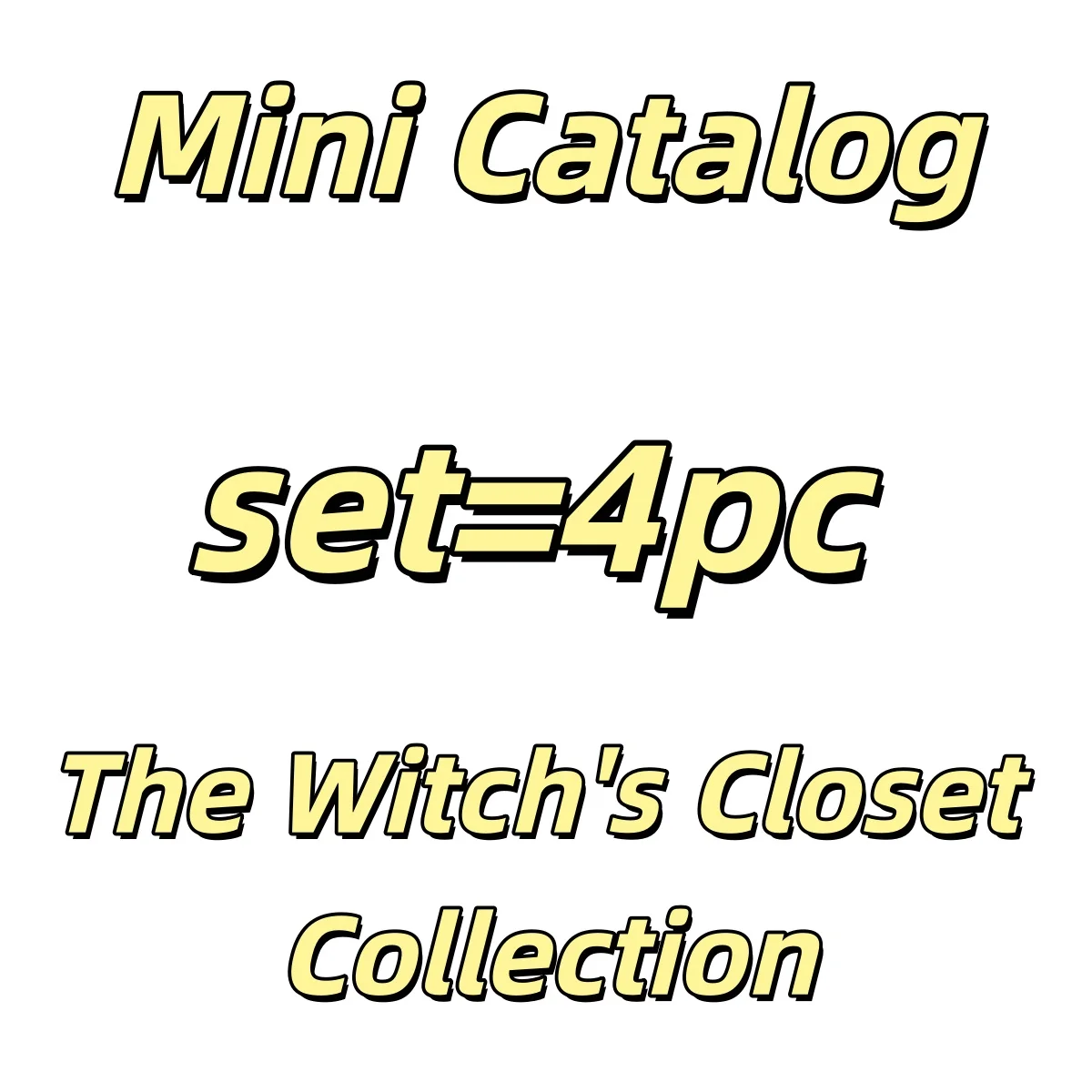 The Witch's Closet Collection Halloween 2026 New Mini Catalog Clear Stamps For DIY Decorating Scrapbook Paper Card Embossing