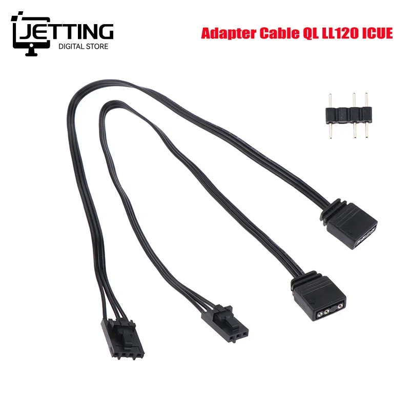 Adapter Cable ForCorsair RGB To Standard ARGB 4-Pin 3-Pin 5V Adapter Connector Pirate Ship Controller Adapter Line QL LL120 ICUE