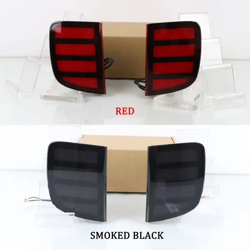 

Автомобильный светодиодный отражатель заднего бампера для Toyota Land Cruiser LC200 2008-2015, указатель поворота, резервные ходовые огни, стоп-сигналы