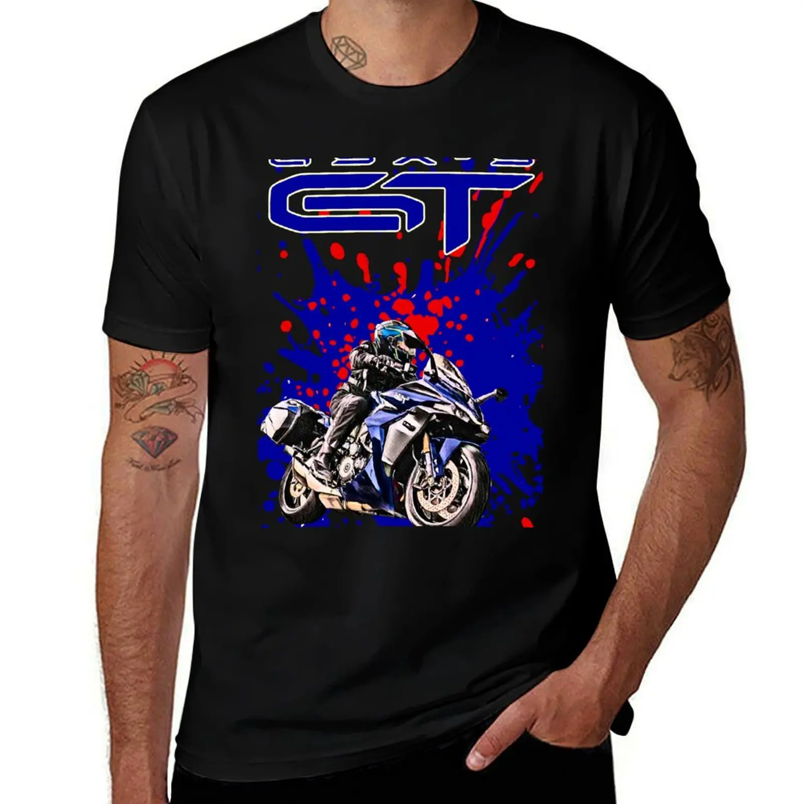 

GSX-S 1000 GT Splash T-Shirt basketball graphic tees summer top graphics fashion shirts mens t shirts