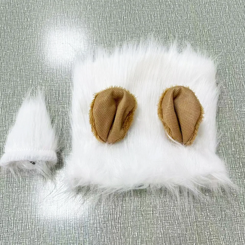 Lustige Haustier-Löwenmähne-Perücke mit Ohren, Hunde- und Katzen-Cosplay-Kostüm, Löwenkönig-Verkleidung, Kopfbedeckung, Halloween-Party, Foto-Requisiten – Detail 16