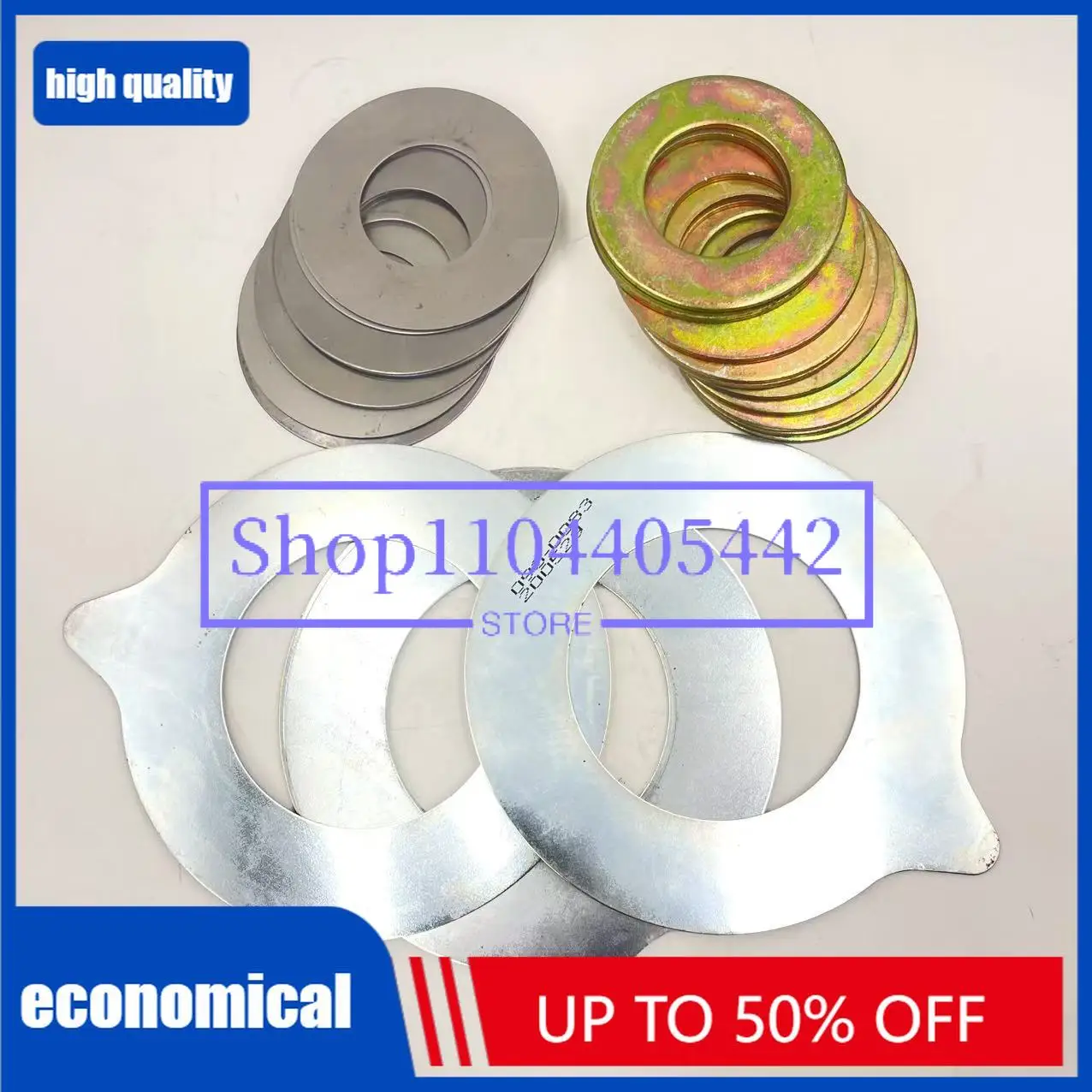 10pcs Excavator Bucket Iron Gasket Round Thickened Shaft Gasket Metal Wear-resistant Gap Steel Sheet Bucket Pin Thin Washer Qual