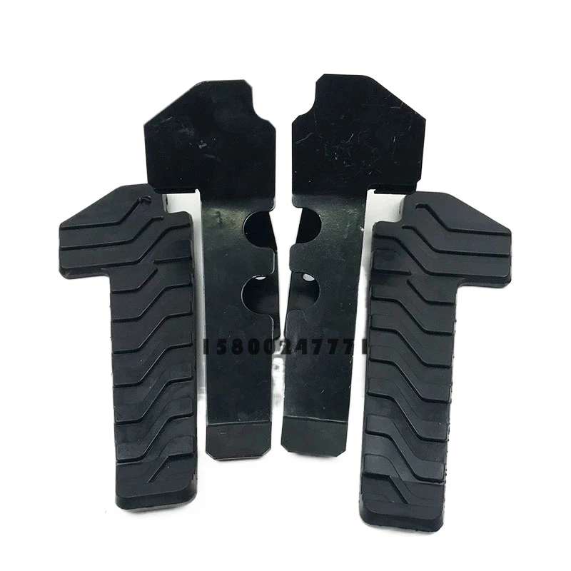 For Cat Caterpillar E320/324/B/C/D Cab Walking Rest Pedal Leather/Rubber Pad Iron Frame Excavator Accessories