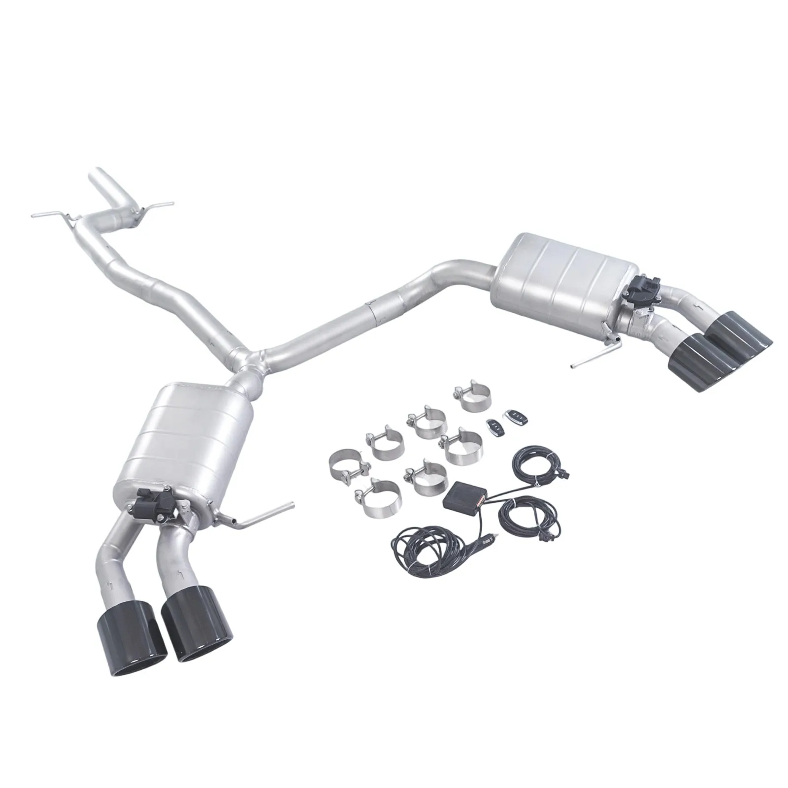 GFC brand for the 2014 Porsche Macan 2.0T Catback high-performance variable valve exhaust with mufflers and tips
