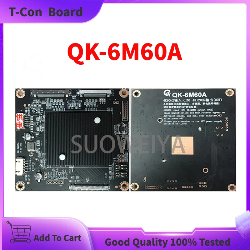 100% Tested QK-6M60A QK-6M70A adapter board 120HZ frequency doubling board 4K to 4K write-free drive instead of PL.MS6M60.3