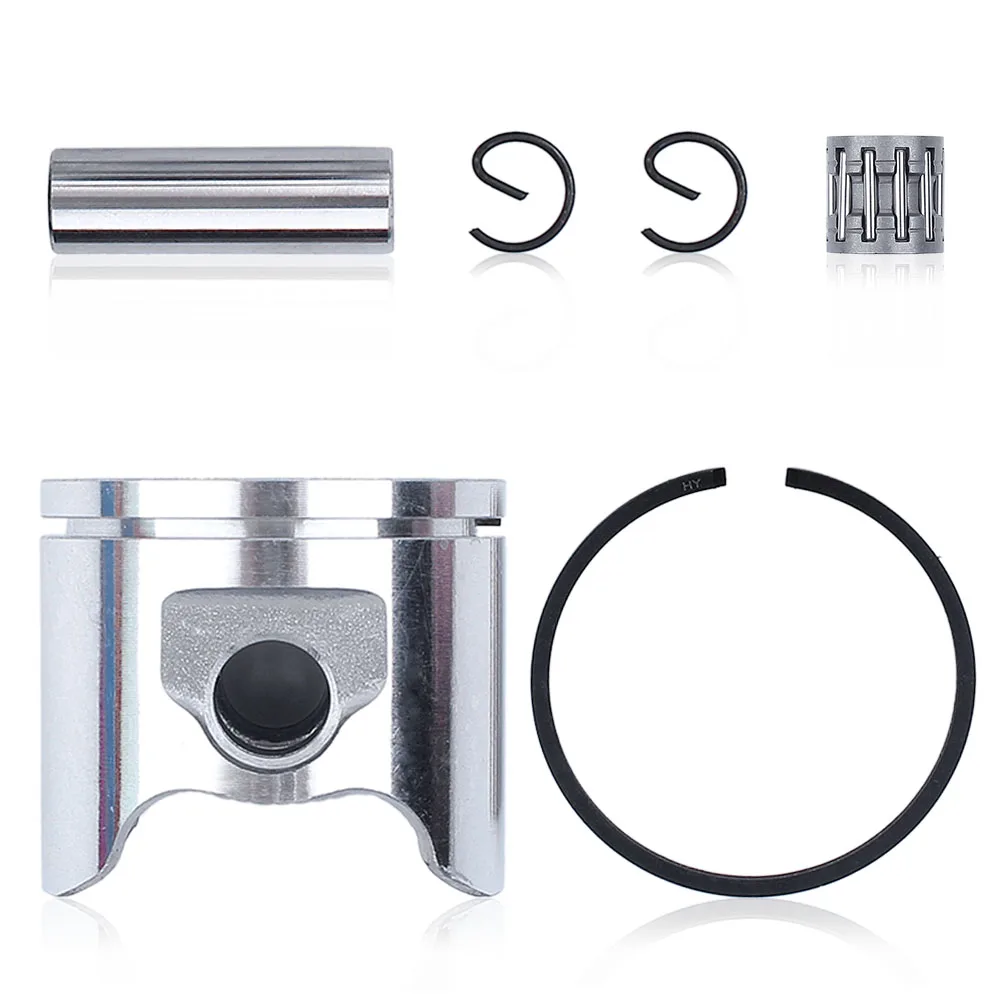 42MM Ring Piston Pin Jarum Bearing Kit untuk Husqvarna 343 F / FR / FRM, 343 R / RX 345 F / FR / FRM 345 R / RX Brushcutters