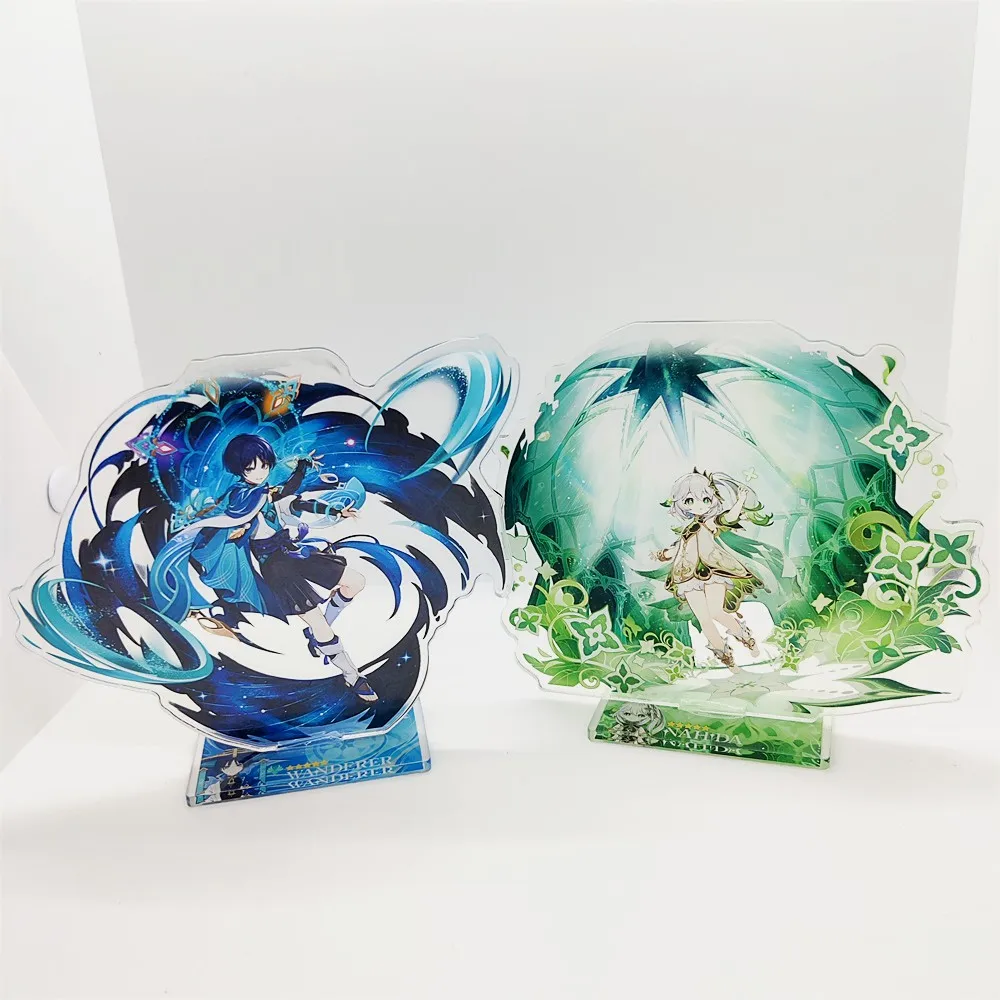 Anime Figur Impact Wanderer Nahida Cyno Yelan Acryl Stand Modell Platte Schreibtisch Dekor Stehende Zeichen Fans Geschenk – Detail 3