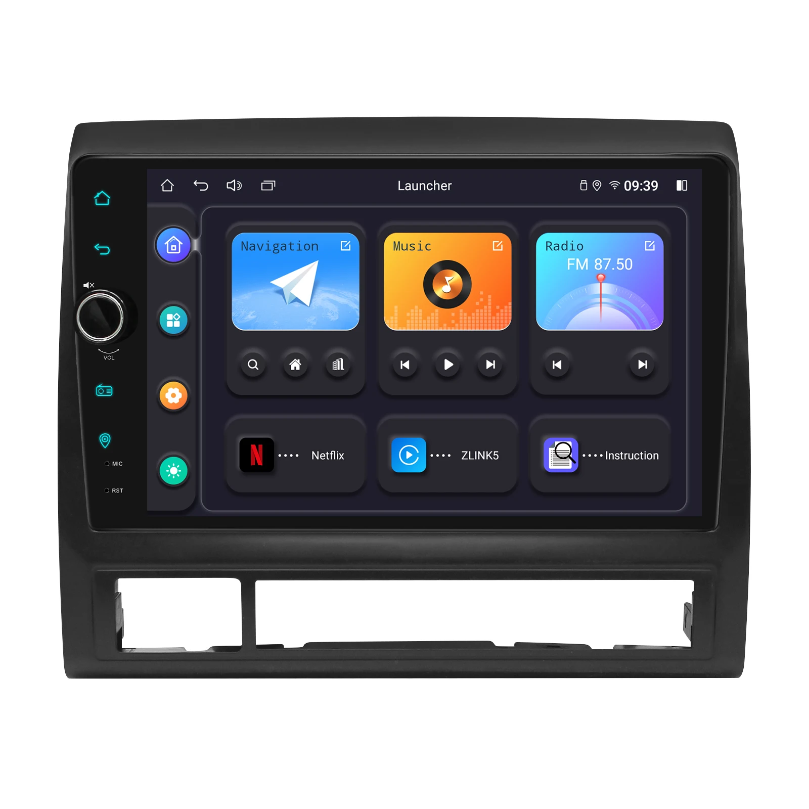 JOYFORWA 9 Inch Android 12.0 Car Stereo Radio GPS Navigation Audio For Toyota Tacoma 2005-2015 With Apple CarPlay Android Auto