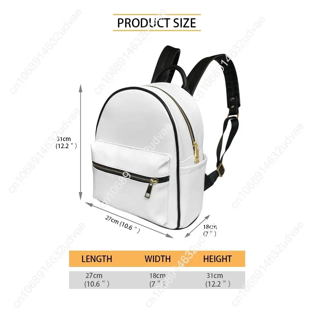 Ozzy Osbourne PU Backpack Women Men Knapsack Back To The Beginning Personalized Image Double Shoulder Bag Rucksack Gift Daypack
