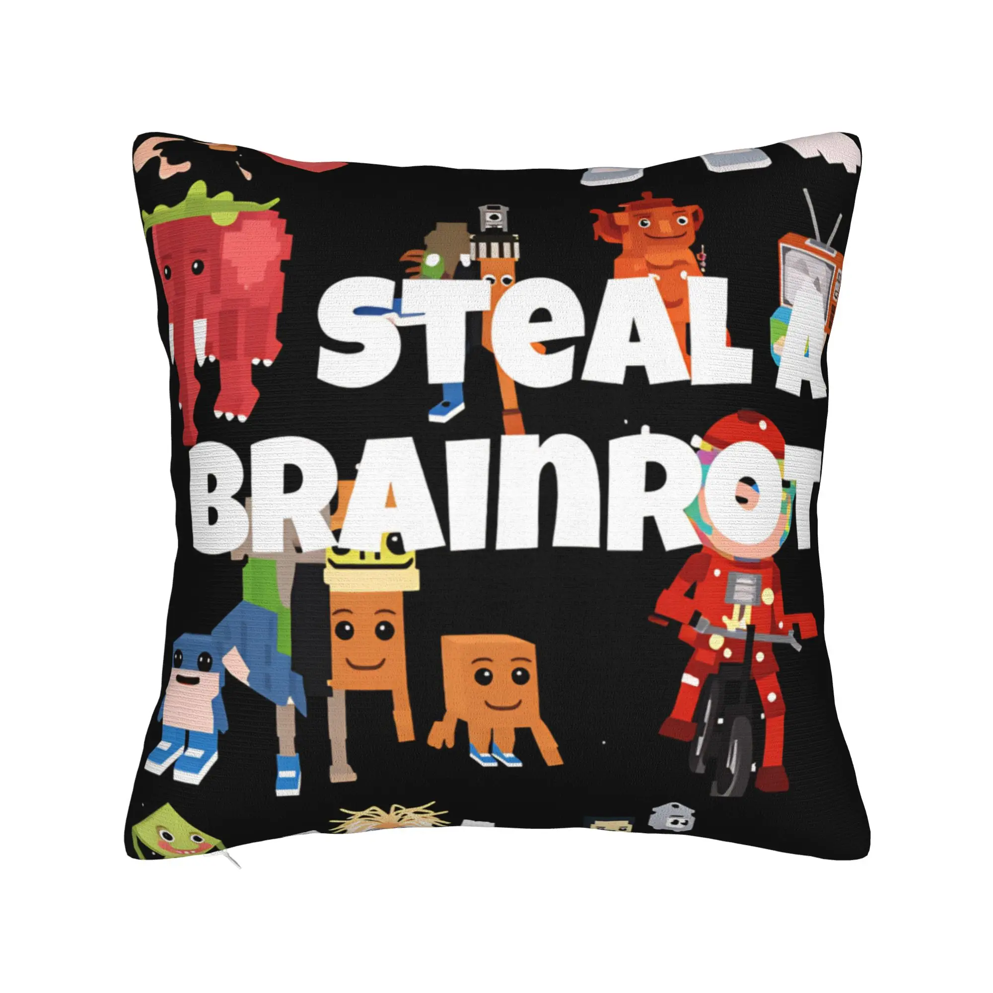

Наволочка с игрой «Скайьо и мозг», удобная наволочка для гостиной, дивана, забавный чехол для подушки
