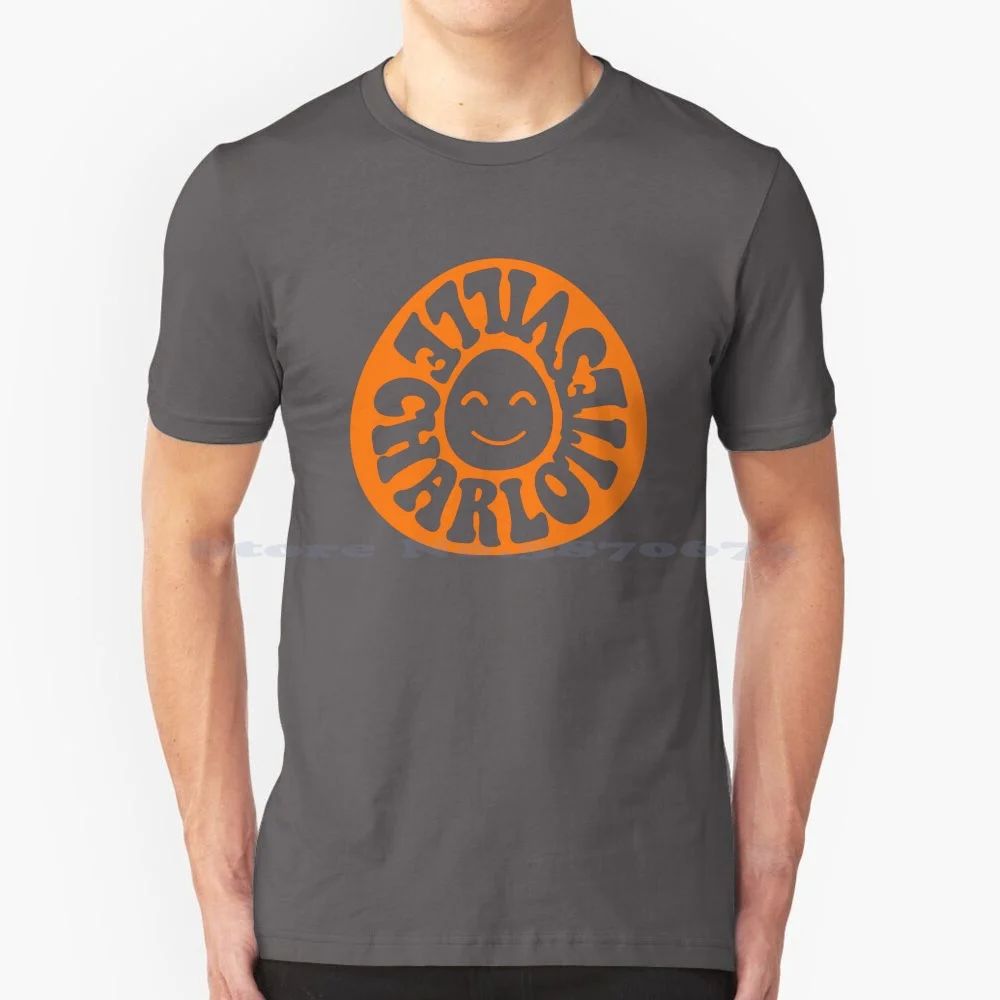 Happy Charlottesville Virginia Usa Orange Cut Out T Shirt 100% Cotton Tee Charlottesville Virginia Uva Cho Cville Happy Travel