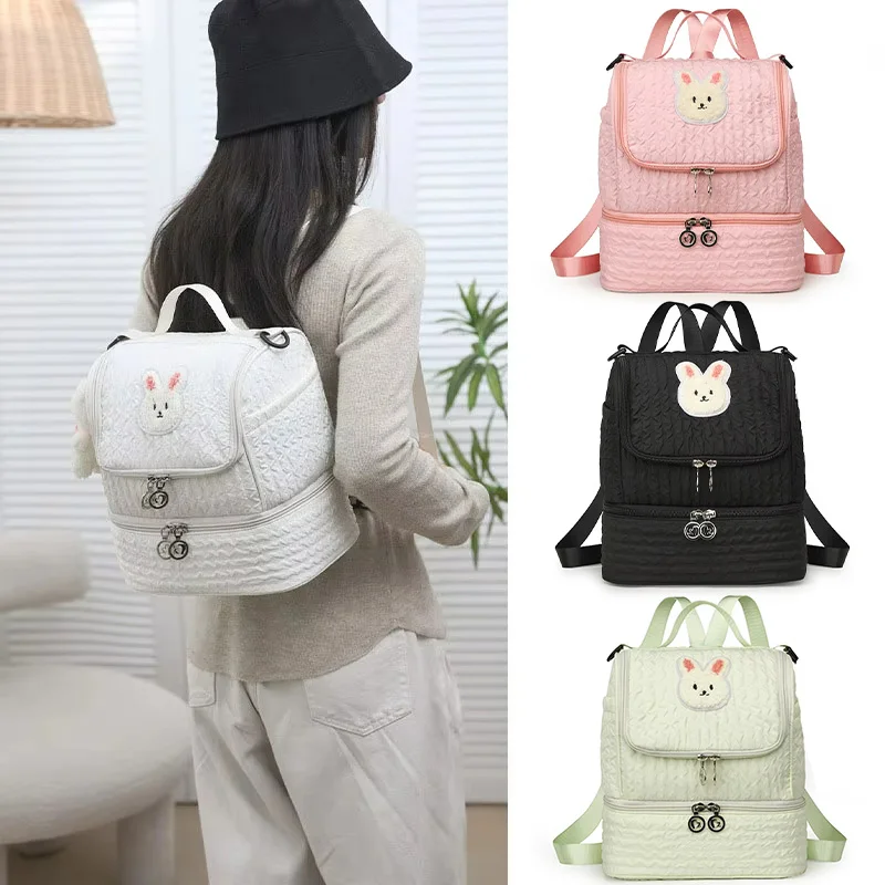 

Bear Bunny Maternity Bag Multi-Functional Backpacks for Woman Large Capacity Nappy Diaper Mommy Bag Portable Shoulder Handbag