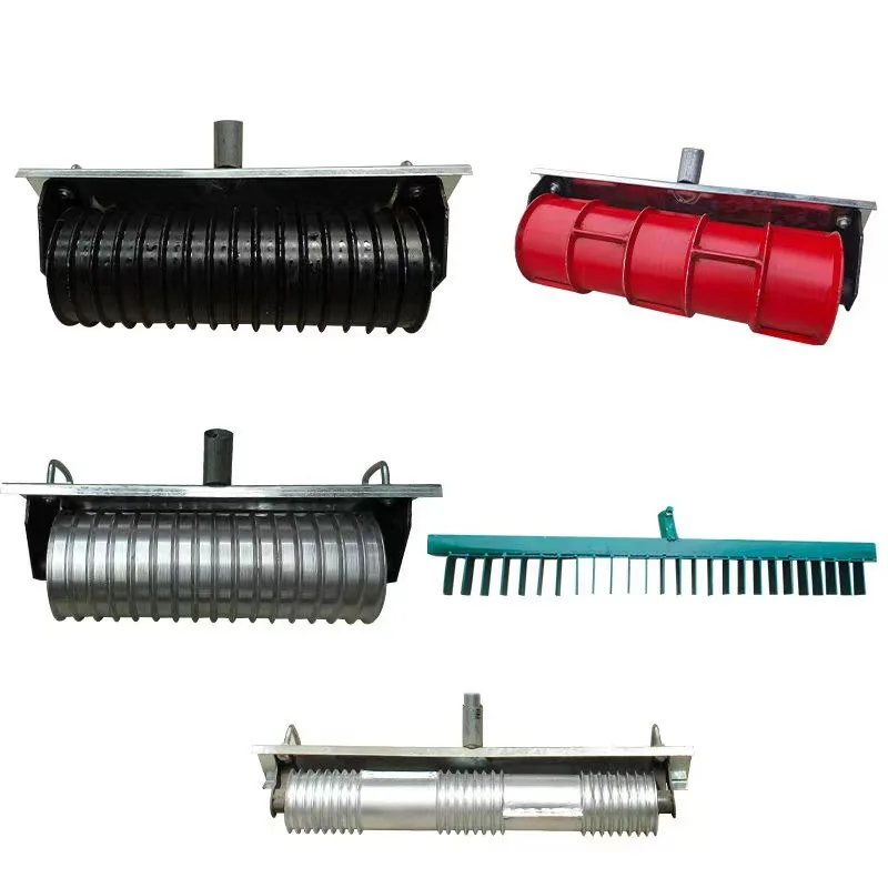 Concrete cement pavement embosser, drawing roller, embossing machine, roller engraving machine, anti-skid hair puller, aluminum