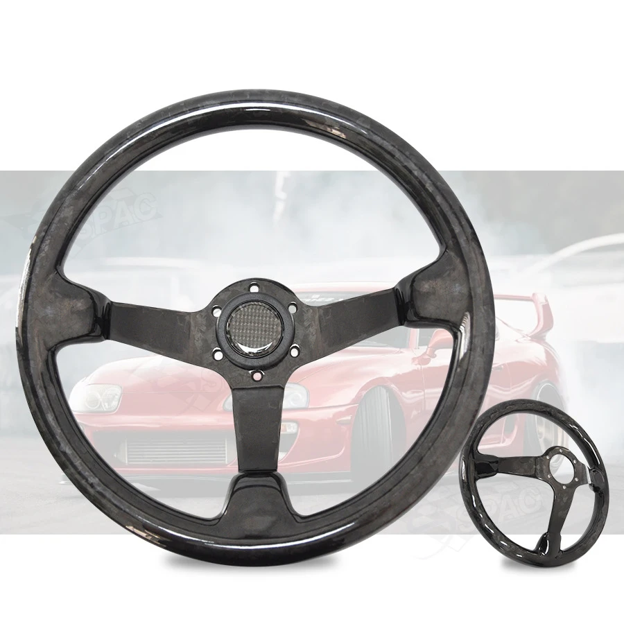 

Car tuning 350MM center concave personalized carbon steering wheel