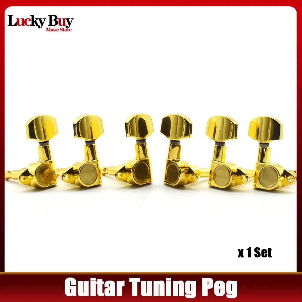 الذهب 90 درجة ضبط الغيتار الوتد مفتاح موالف آلة رئيس قفل سلاسل المستقبلون الوتد للجيتار الكهربائي الصوتي