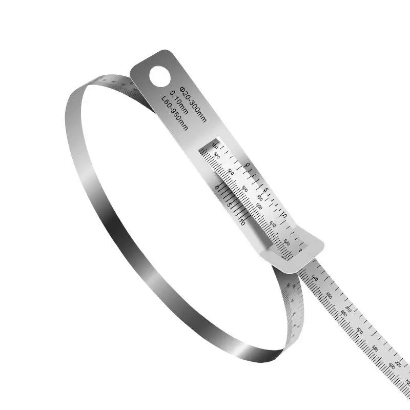 Circumferential diameter ruler, pie ruler, stainless steel circumference ruler