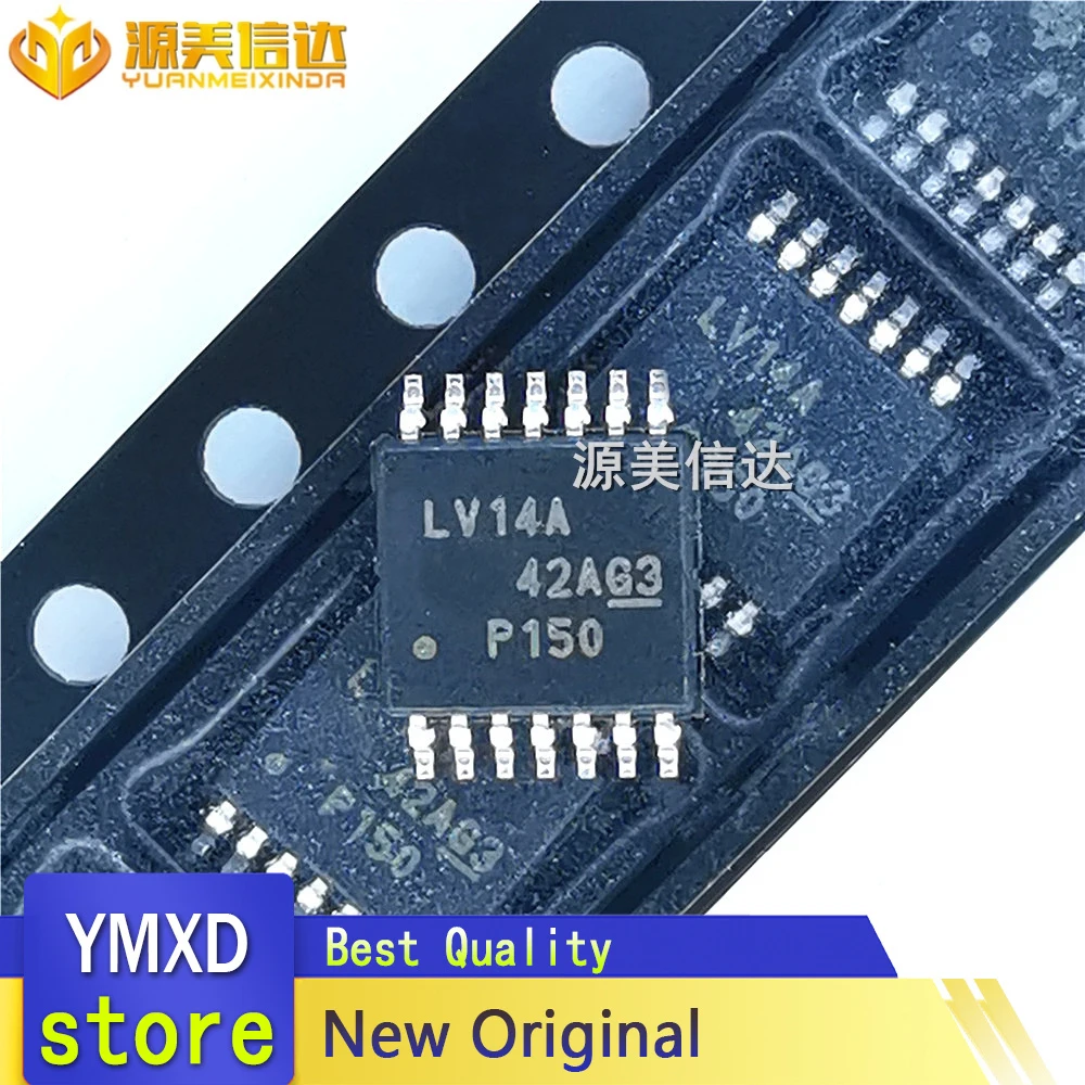 10 шт./лот новый оригинальный SN74LV14APWR LV14A TSSOP-14 все триггерные инверторы Logic IC