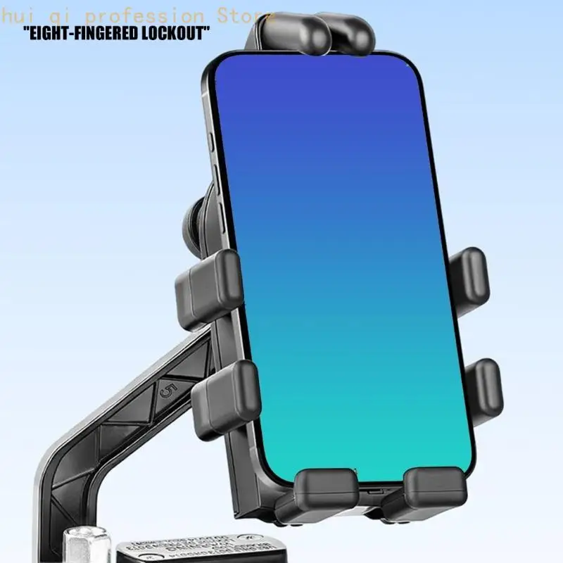 Robuste Motorrad-Lenkerhalterung aus Kunststoff mit Luftfederungstechnologie, einfache Installation für eine stabile – Detail 9