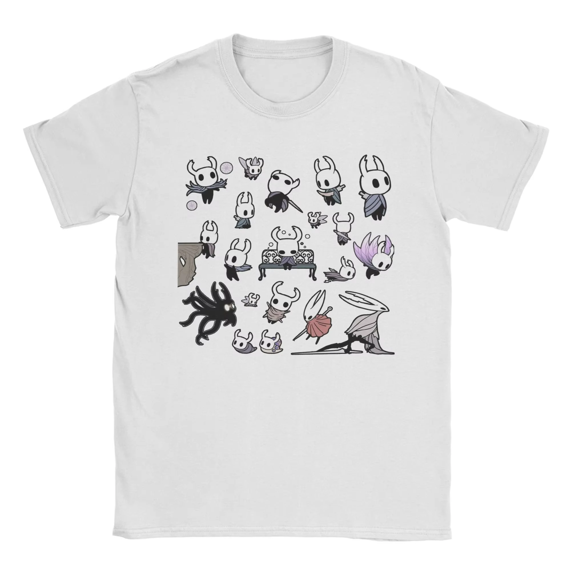 لعبة فيديو جوفاء فارس السكان تي شيرت الشاطئ تي شيرت الرجال القطن تنفس الملابس قصيرة الأكمام الشارع الشهير التي شيرت