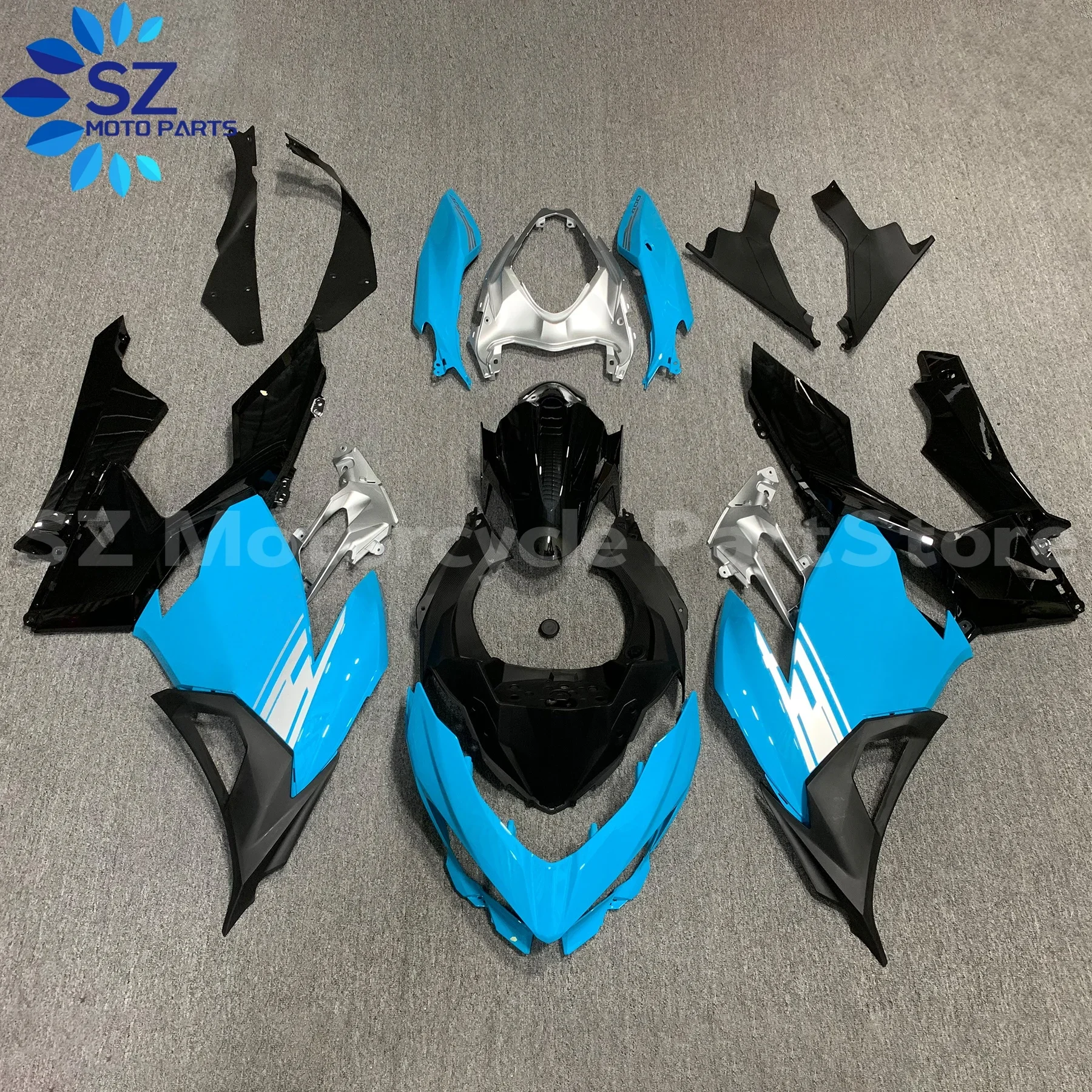 

New ABS Motorcycle Fairings Kit for KAWASAKI Ninja400 EX400 2018-2024 NINJA400 18 19 2020 2021 2022 2023 24 Bodywork fairing Kit