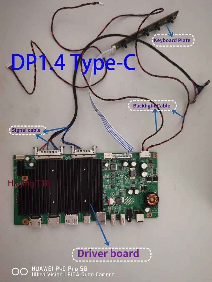 5K driver board motherboard HDR DP1.4 Type-C Freesync For driver