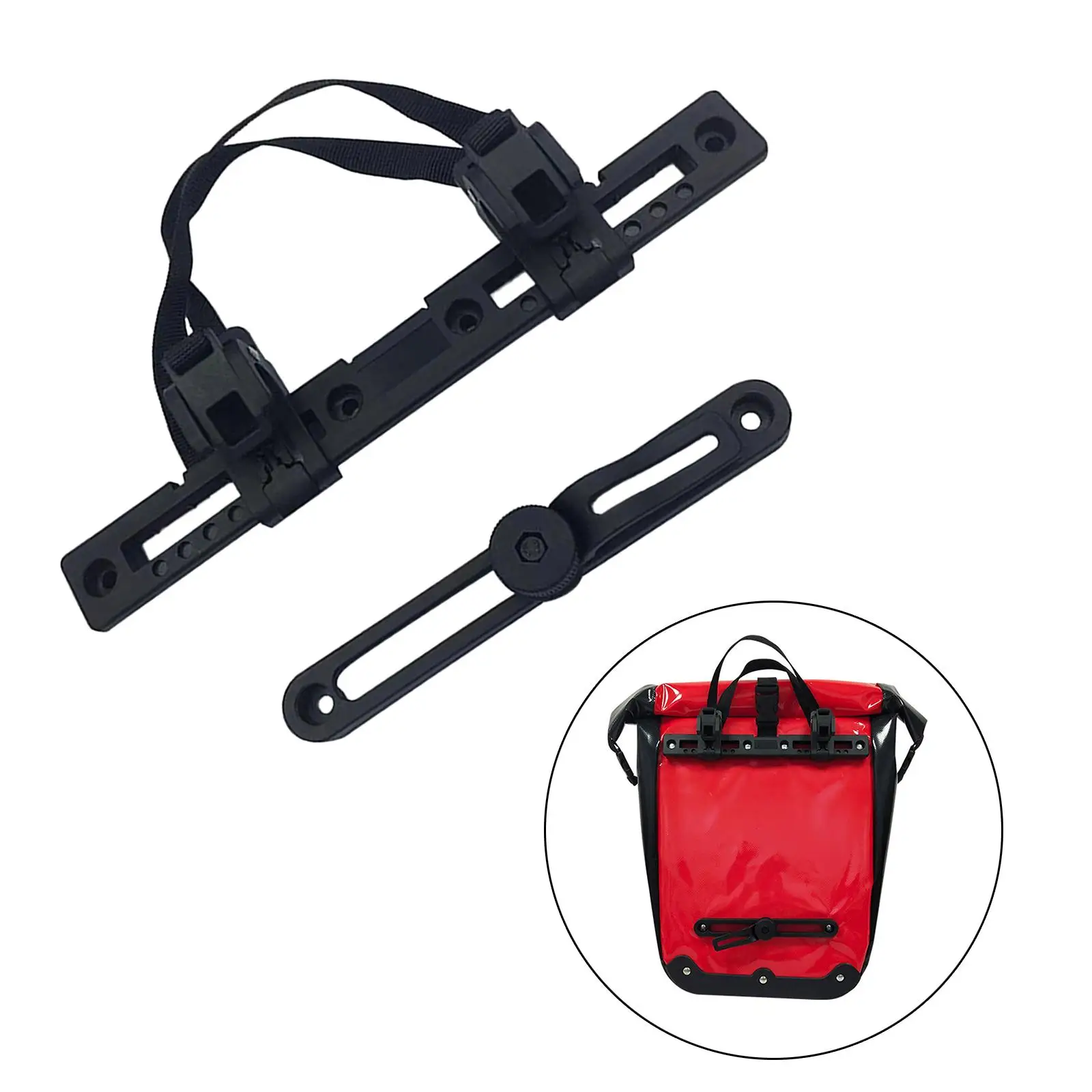 Conveniente Universal Bagagem Buckle para Sacos, Liberação Acessório, 360 Degrees Bike Bag Buckle, Acessório de ciclismo