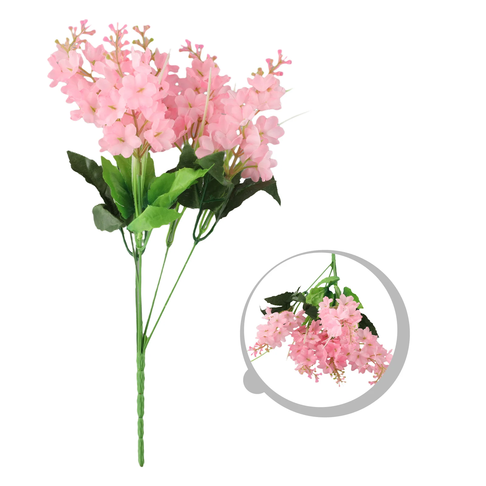 Hyacinth Artificial Flower Real Touch Realistic Wedding 33cm 5 Heads Bouquet DIY For Office Party Grave High Quality