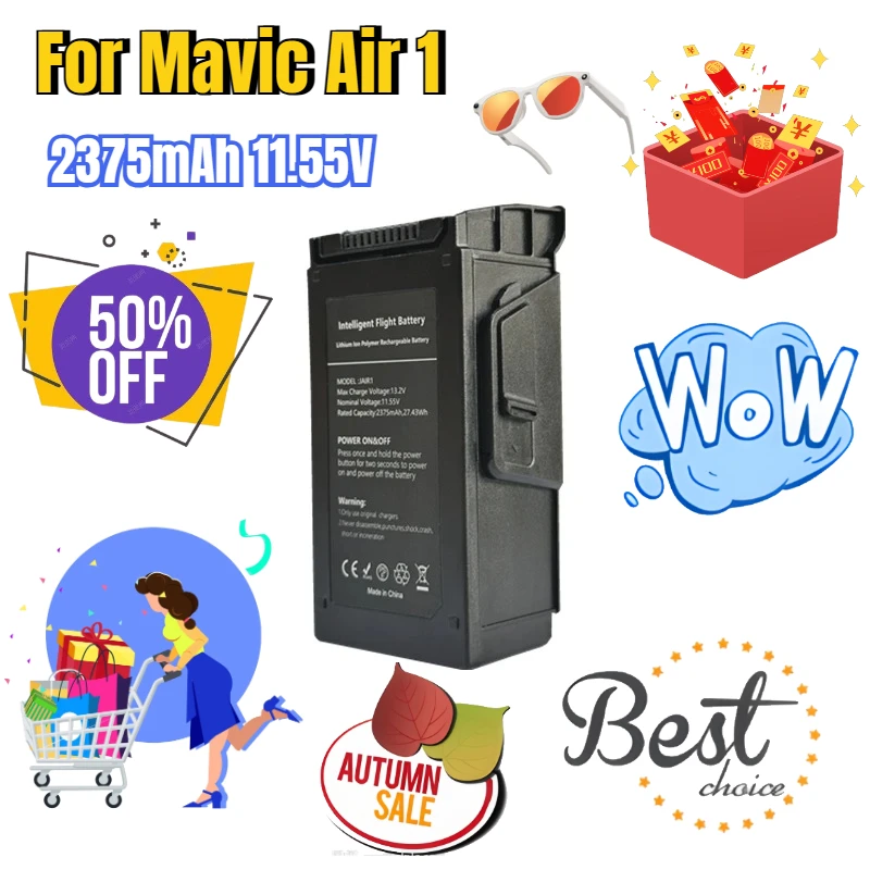 

Battery Smart 2375mAh 11.55V Brand New Battery for Mavic Air 1 Quality Assurance Drone Accessories Analogue