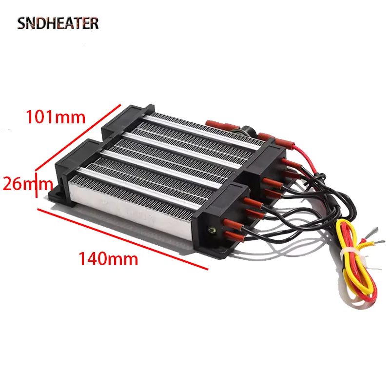 SNDHEATER AC220V Электрический керамический квадратный нагревательный элемент PTC 1 кВт 2 кВт Поверхностный изоляционный воздушный сухой нагреватель 140x101x26 мм 230x101x26 мм