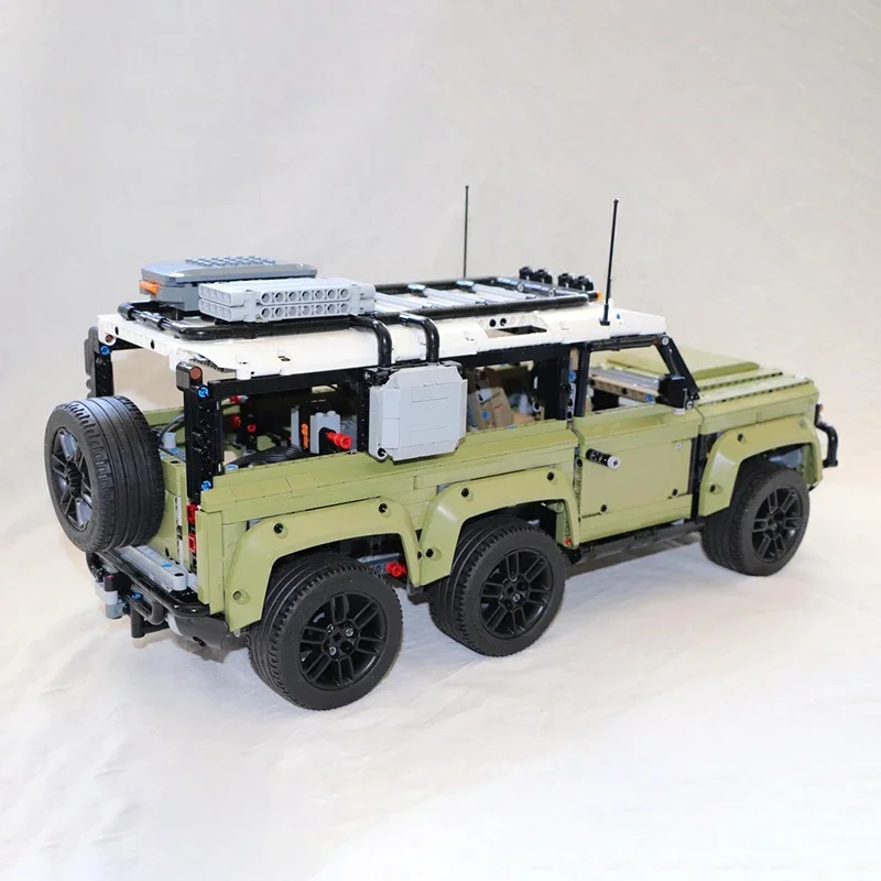 Klocki konstrukcyjne Sześciokołowy Defender Technologia Modułowe Klocki Model Prezenty Zabawki Świąteczne Zestawy DIY Montaż