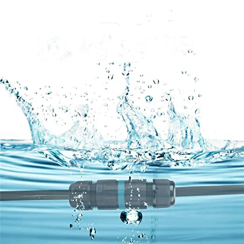 ABJT Cable Joint Waterproof Grounding Cable Connection Sleeve 3-Core Cable Connection Suitable for 5-9mm Wire Diameter