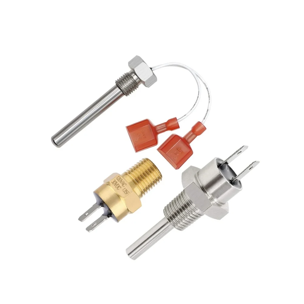 For Pentair Compatible 3 Piece Temperature Sensor Kit for Pool and Spa Heaters Includes High Limit Sensor Thermostat Thermistor