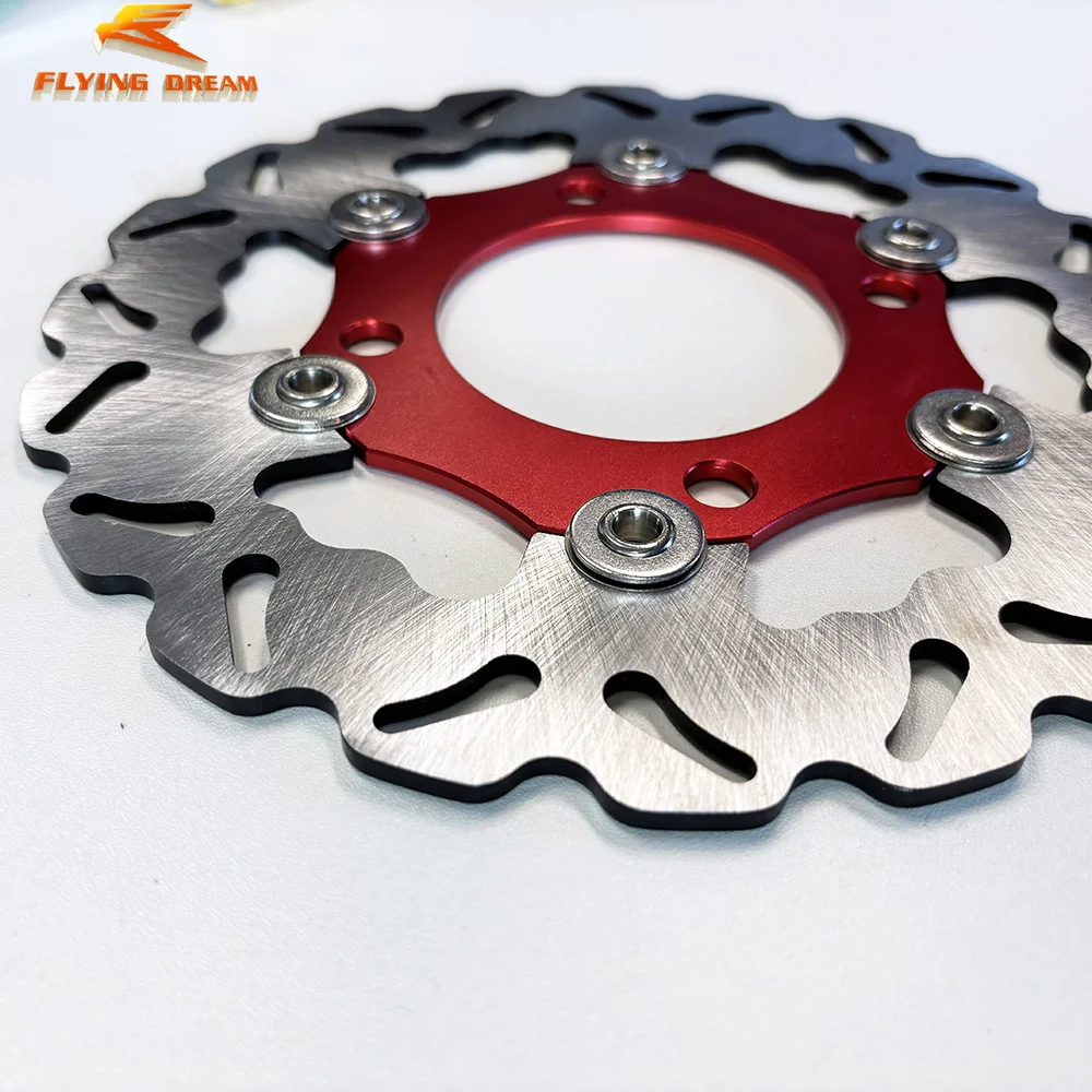 Motorcycle 220 240MM Brake Discs Front Rear Floating Aluminum Alloy Rotors For Honda Yamaha Cygnus-X Scooter Aerox BWS Dirt bike