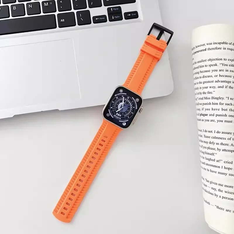 

Поп-ремешок для Apple Watch Band 44 мм 49 мм 45 мм 40 мм 41 мм 38 мм 42 мм Correa Дышащий спортивный браслет Iwatch Series 8 SE 7 6 5 9 U