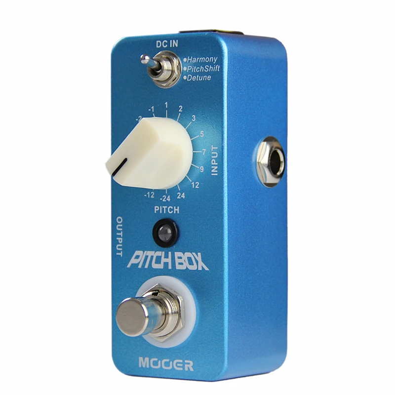 

MOOER 1 PCS MPS1 3 Effects Mode Harmony Guitar Effect Processor Pedal Pitch Box Blue Aluminum Alloy Shift Detune Pedal